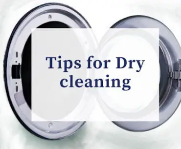 Dry cleaning tips