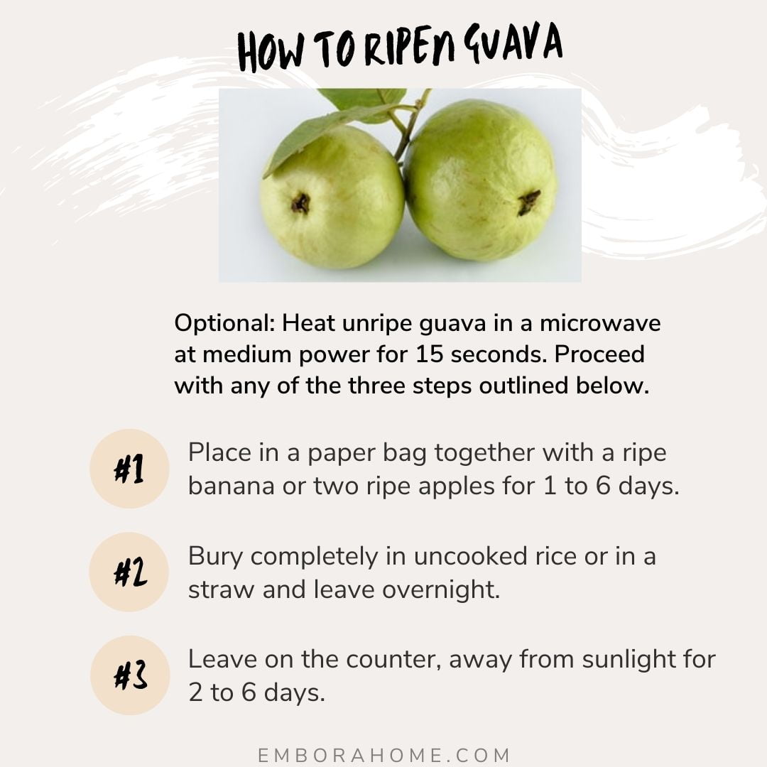 How to ripen guava